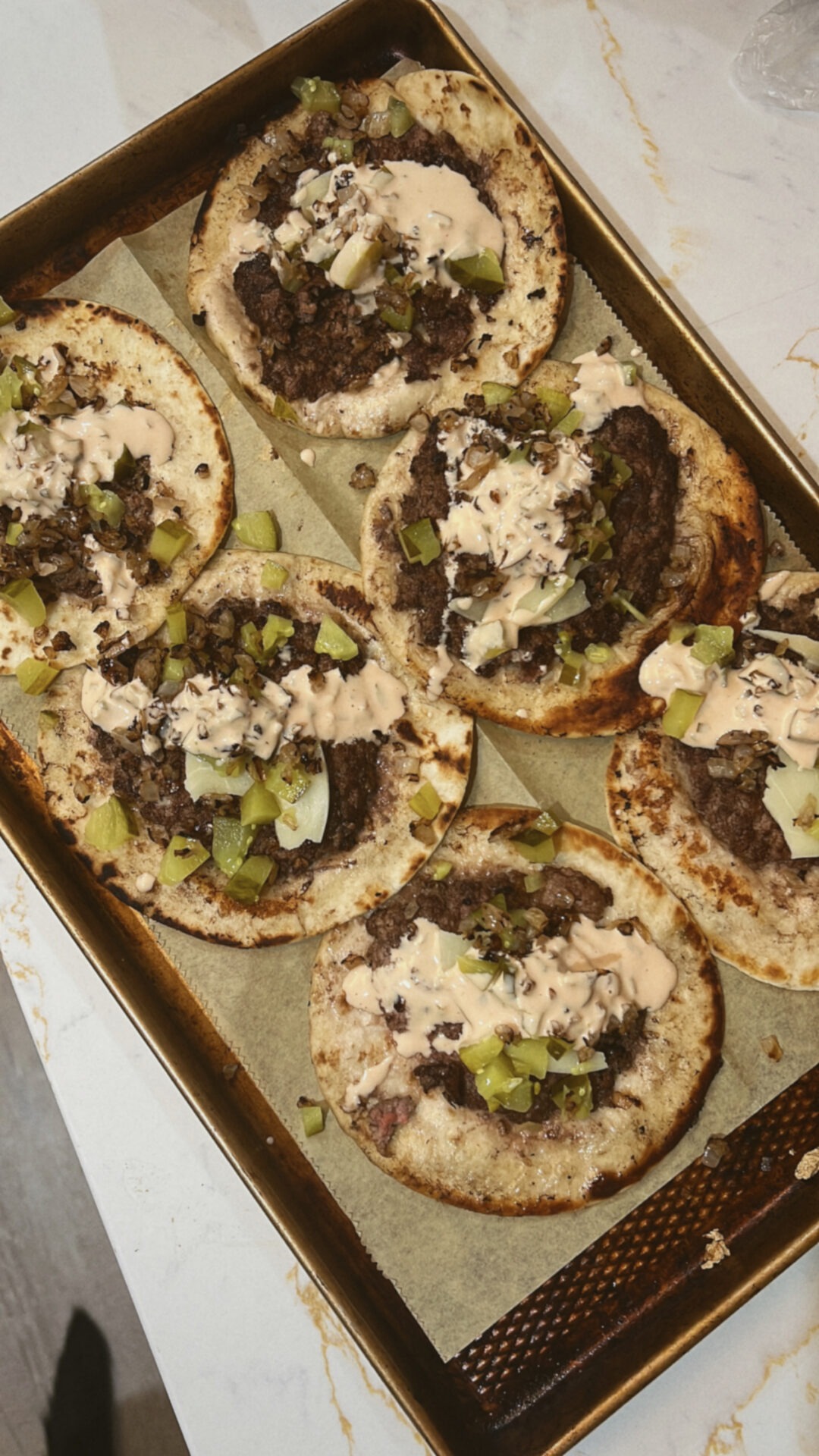 This recipe for viral tortilla smash burgers tastes like In-N-Out